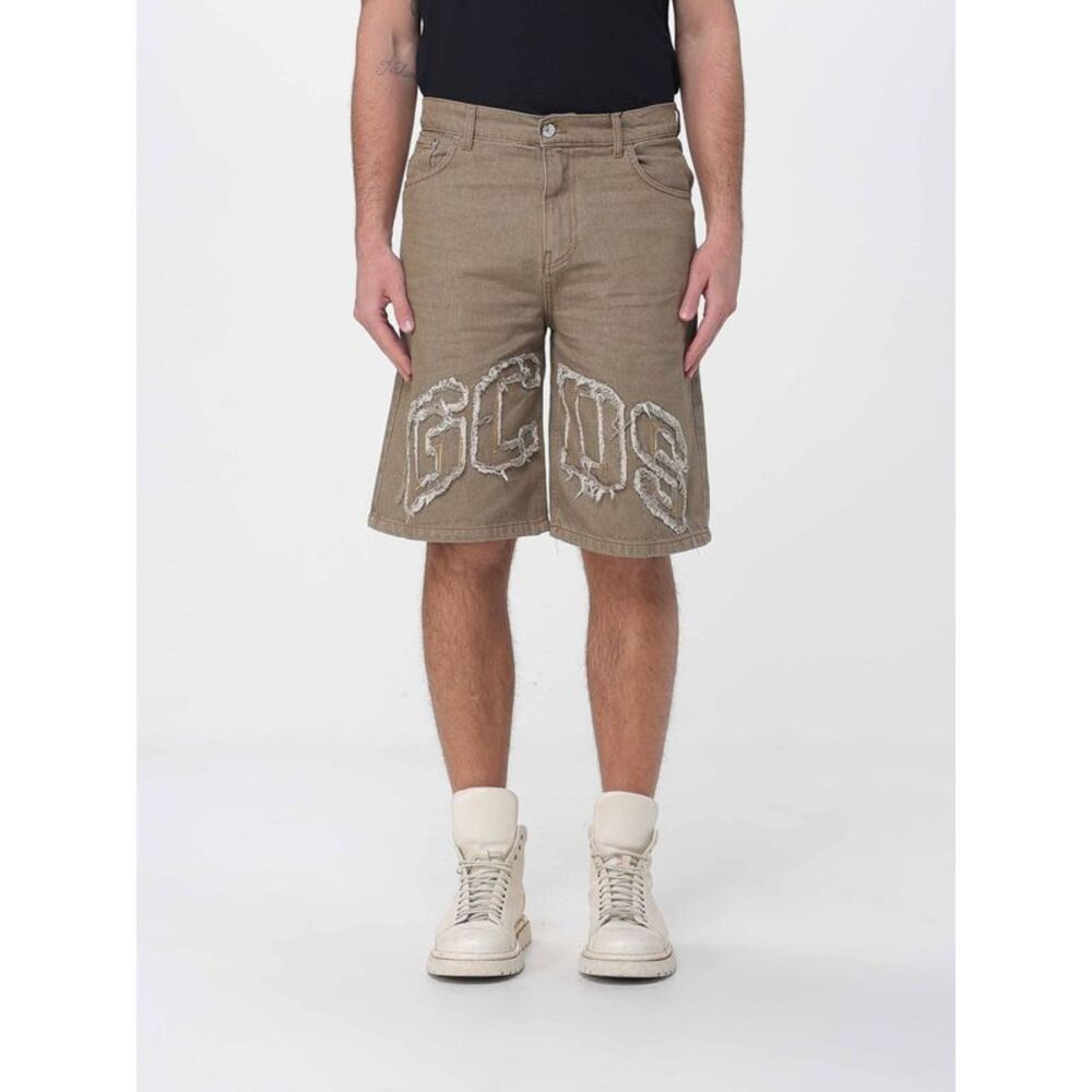 Gcds Shorts Men Beige